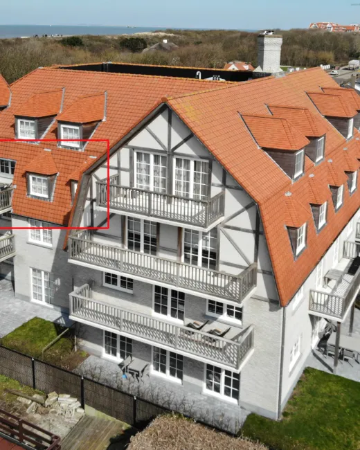 the Dunes 202 vakantie appartement in Cadzand Zeeland gebouw