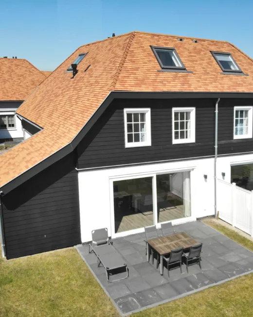 Zwanebloem 14 vakantiehuis in Cadzand achterzijde
