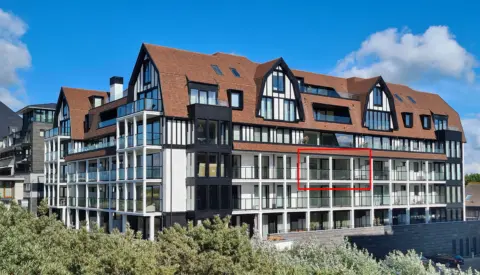 Branding appartement met zeezicht in Cadzand westzijde