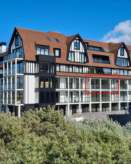 Branding appartement met zeezicht in Cadzand westzijde