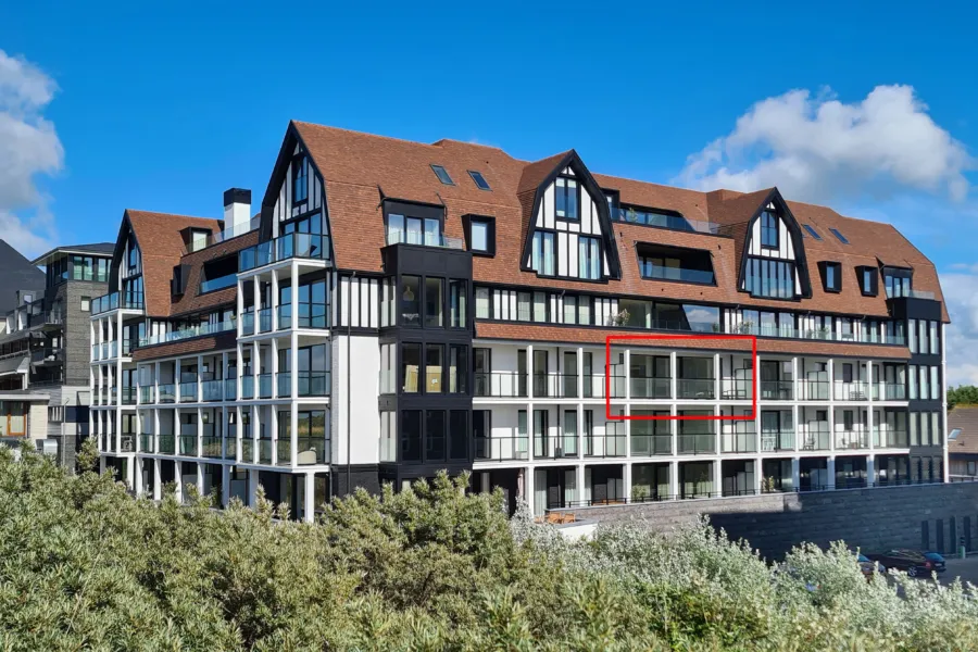 Branding appartement met zeezicht in Cadzand westzijde
