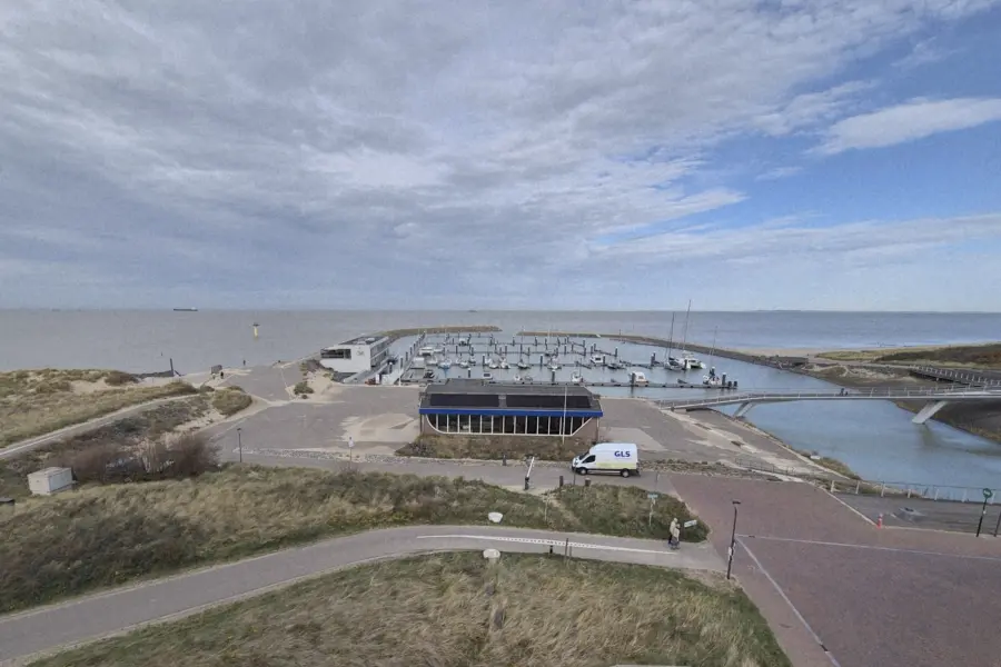 Appartement in Cadzand met zeezicht de-Wielingen-4-19 zicht op de jachthaven