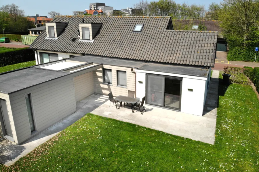 Demar vakantiehuis in Cadzand Bad achterzijde