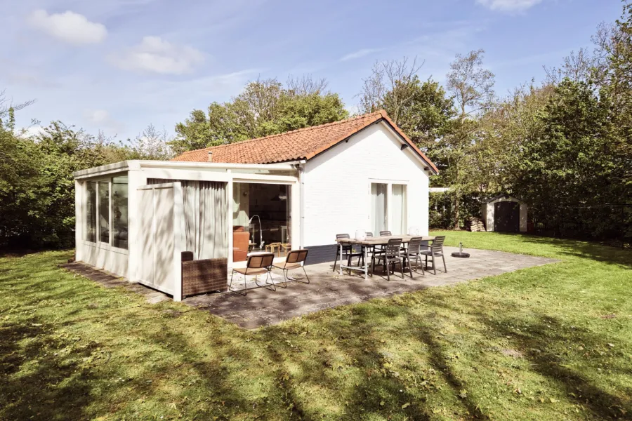 Duinzand vrijstaand vakantiehuis in Cadzand Zeeland Terras