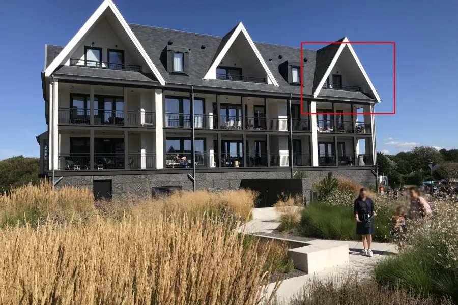Strandresidentie A304 vakantie appartement in Cadzand Zeeland buiten
