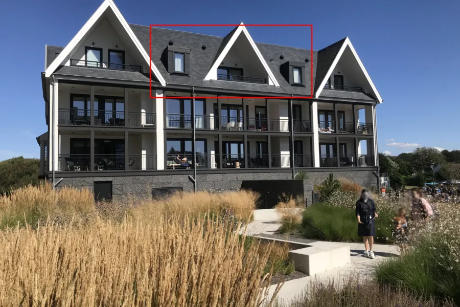 Strandresidentie A305 appartement voor vakantie in Cadzand Zeeland buitenkant