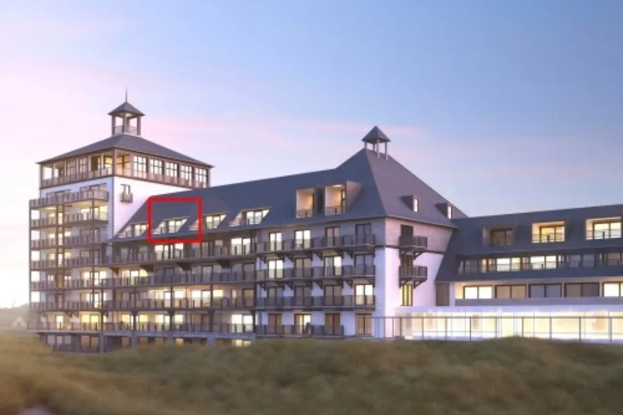Strandresidenite c602 penthouse met zeezicht in Cadzand Zeeland