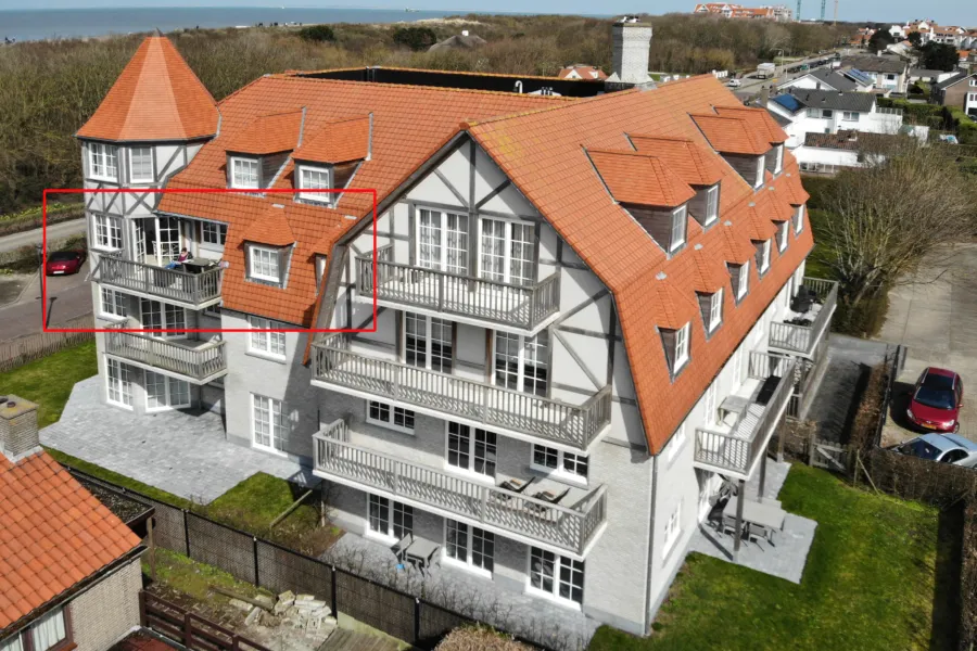 the Dunes 202 vakantie appartement in Cadzand Zeeland gebouw