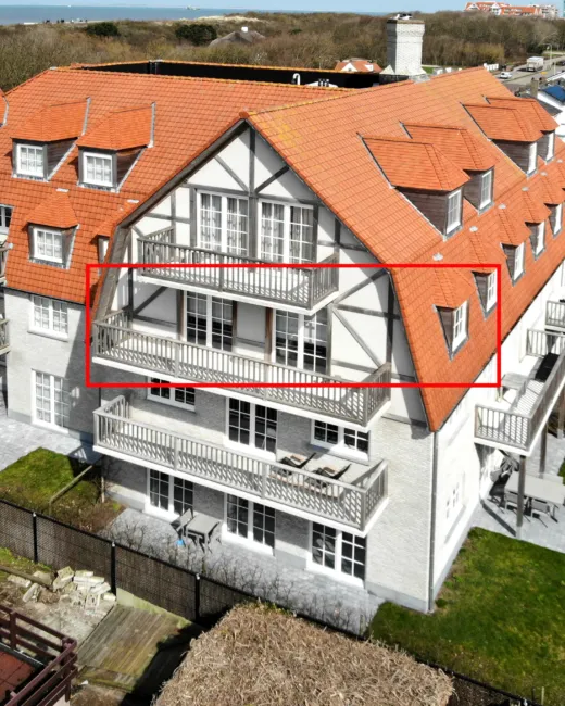 Dunes 203 appartement in Cadzand Zeeland gebouw The dunes