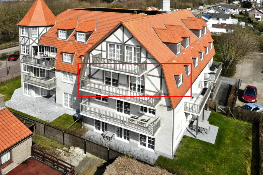 Dunes 203 appartement in Cadzand Zeeland gebouw The dunes