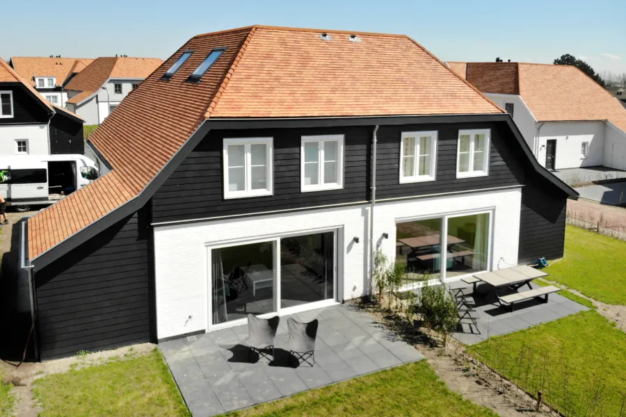 Waterranonkel 10 vakantiehuis in Cadzand Bad achterzijde