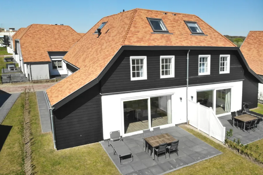 Zwanebloem 14 vakantiehuis in Cadzand achterzijde
